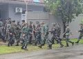 Latihan Kesiapsiagaan Pertahanan Pangkalan di Lanud Dhomber Balikpapan Simulasi Infiltrasi Laut