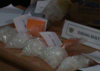 Polsek Sangatta Utara Tangkap Pengedar Sabu 45 Gram di Depan Hotel di Kutai Permai