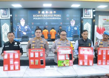 Polsek Sungai Kujang Samarinda Berhasil Gagalkan Peredaran Sabu Sebanyak 1 Kg Lebih