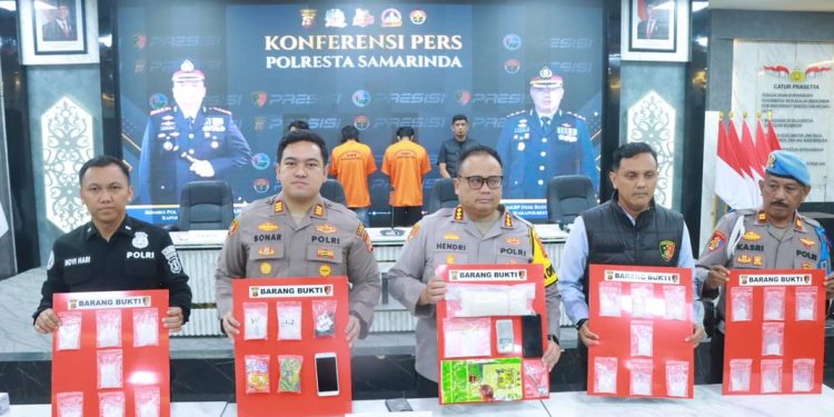 Polsek Sungai Kujang Samarinda Berhasil Gagalkan Peredaran Sabu Sebanyak 1 Kg Lebih