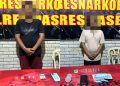 Dua Pengedar Sabu Ditangkap Polres Paser di Kuaro dengan Barang Bukti 3,44 Gram