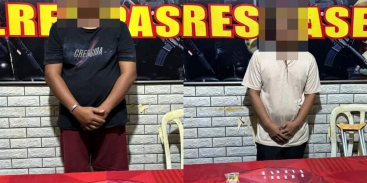 Dua Pengedar Sabu Ditangkap Polres Paser di Kuaro dengan Barang Bukti 3,44 Gram