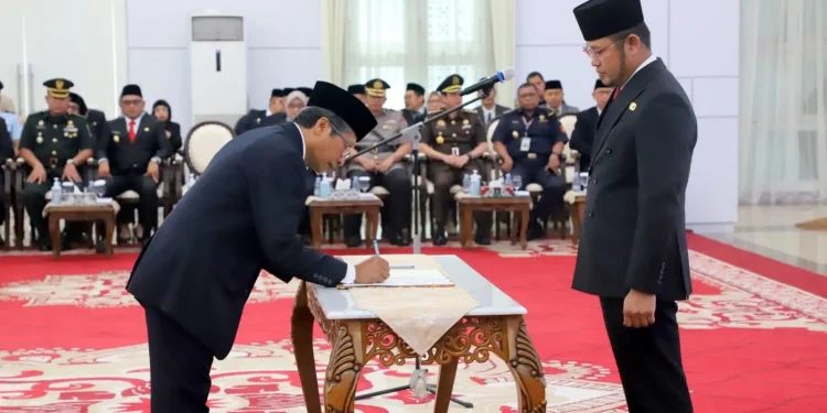Kepala BPKP Kaltim Dikonfirmasi oleh Gubernur untuk Perkuat Sinergi Cegah Penyalahgunaan Anggaran