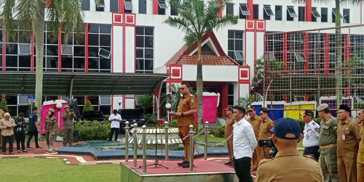 Program Kukar Idaman Terbaik Dapat Apresiasi Camat Samboja Usai Apel Gabungan