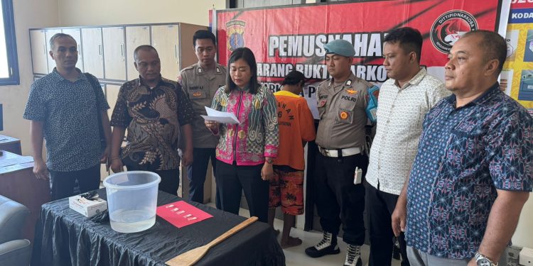 Musnahkan 5,28 Gram Sabu oleh Polresta Balikpapan