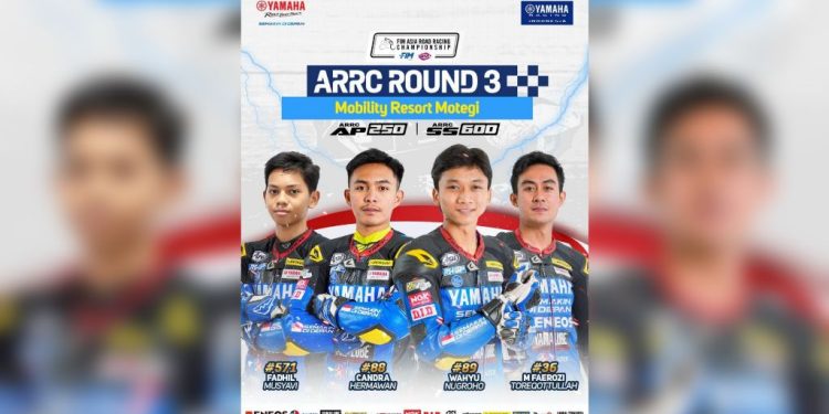 Yamaha Racing Indonesia Siap Hadapi Seri 3 ARRC di Sirkuit Motegi