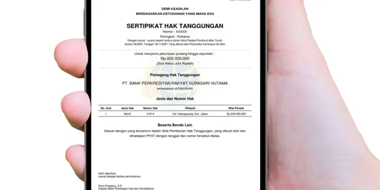 Permohonan Hak Tanggungan Elektronik Tembus 426 Ribu Berkas hingga Juni 2025 dan Alurnya