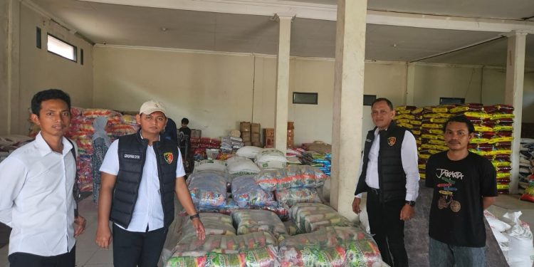 Polres PPU Hentikan Peredaran Beras Tanpa Izin, Ratusan Sak Kembali ke Pabrik