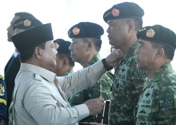 Presiden Prabowo Lantik Wakil Panglima TNI serta Tiga Kepala Badan Pertahanan Strategis