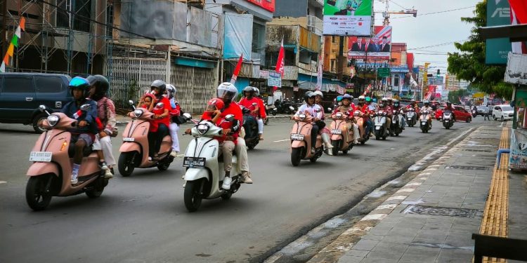 Keseruan Yamaha Grand Filano Stylish di HUT ke 80 RI Samarinda