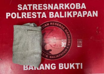 Residivis Narkoba Balikpapan Kembali Ditangkap Bawa Dua Paket Sabu