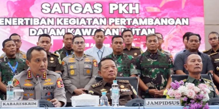 Kuasai Kembali 3,3 Juta Hektare Hutan Negara, Satgas PKH Targetkan Tambang Ilegal