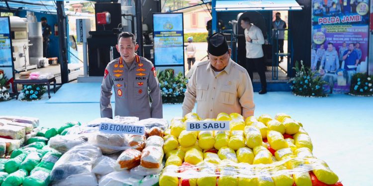 Presiden Musnahkan 214 Ton Narkoba Senilai Rp29 Triliun