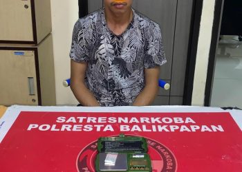 Polresta Balikpapan Amankan Pengedar Dua Paket Sabu di Klandasan Ilir