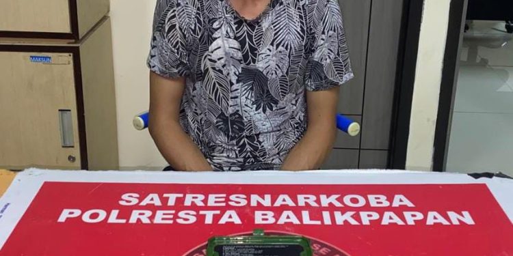 Polresta Balikpapan Amankan Pengedar Dua Paket Sabu di Klandasan Ilir