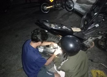 Patroli Dini Hari, Polisi Tertibkan Enam Motor Berknalpot Brong di Balikpapan