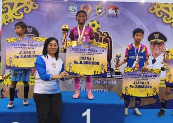 U-12 Balikpapan 2025 Berakhir Sukses, SSB Nahusam Juara dan Faid Pemain Terbaik