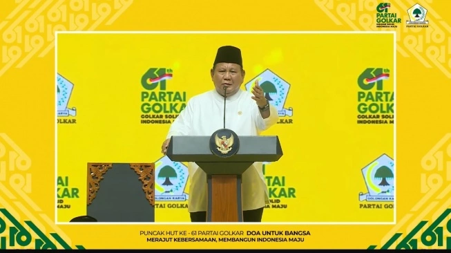 HUT Golkar Prabowo Setuju Pilkada Hanya Lewat DPRD Bahlil Agar Tidak Pusing Lagi