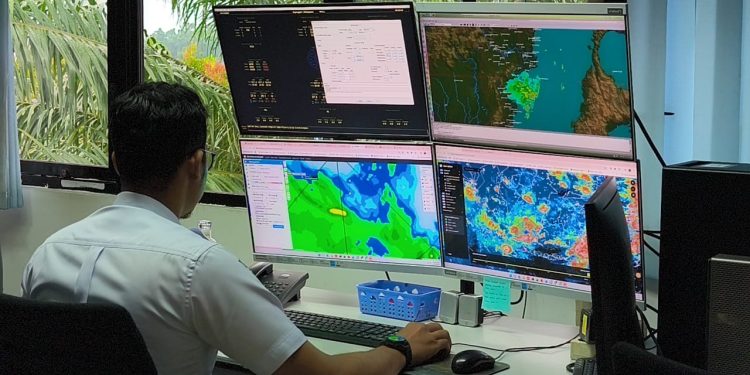 Peringatan Hujan Lebat pada Tahun Baru di Dua Wilayah Kaltim yang Terdampak