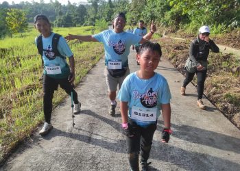 Berlari di Hutan Kebun Raya Balikpapan Diikuti Pelari dari Usia 6 Tahun ke Atas