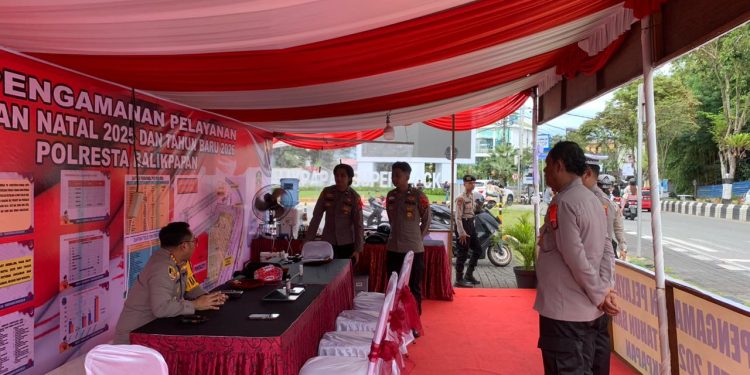 Kapolresta Balikpapan Pastikan Pos Pengamanan dan Terpadu Siap Layani Warga