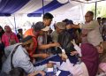 Khitan Massal dan Bantuan Guru Aksi Sosial YBM di Kaltimra