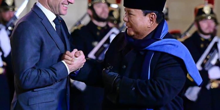 Presiden Macron Terima Kunjungan Prabowo untuk Santap Malam di Istana Élysée Paris