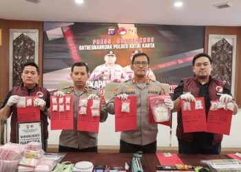 Polres Kukar Ungkap Jaringan Narkoba Sabu 1,4 Kilogram dan Tiga Tersangka Diringkus