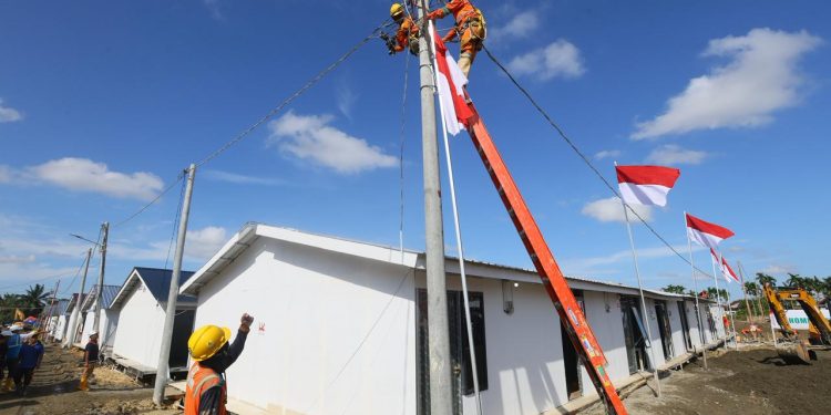 Listrik Huntara Aceh Tamiang Siap Menyala untuk 600 Unit Hunian