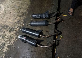 Polresta Balikpapan Amankan Empat Sepeda Motor dengan Knalpot Brong