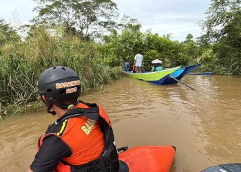 Pencarian Korban Perahu Ketinting di Kukar Terkendala Tabrakan dengan Kapal LCT Hari Ketiga