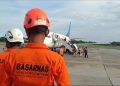 Ban Pesawat Pecah Saat Mendarat di Bandara SAMS Sepinggan Balikpapan, 128 Penumpang Selamat
