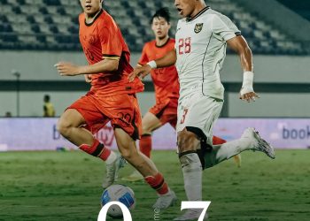 Timnas U-17 Indonesia Tak Berdaya Dikalahkan China 0-7