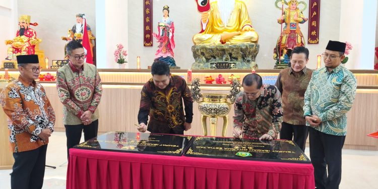 Vihara Dharma Setia Tao Resmi Dibuka, Balikpapan Tegaskan Komitmen Kerukunan Beragama