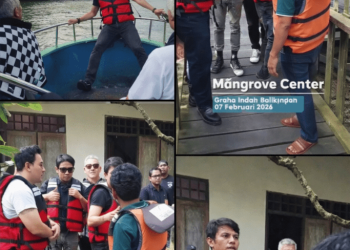 Ariel Noah Gading Martin Desta dan David Bayu Menjelajahi Teluk Balikpapan
