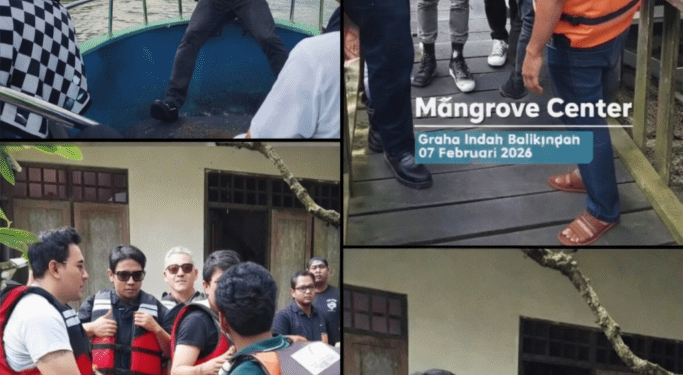 Ariel Noah Gading Martin Desta dan David Bayu Menjelajahi Teluk Balikpapan